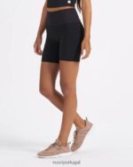 preto costela estúdio curto mulheres Vuori 68NJ8J212 roupas - Image 2