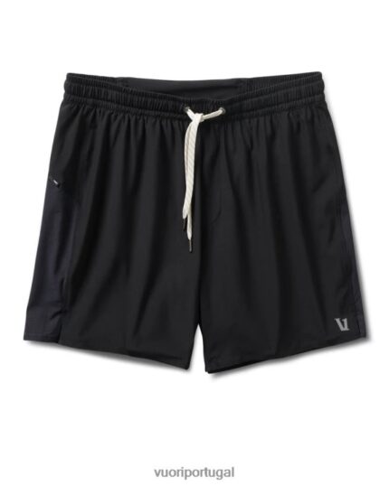 preto curso curto homens Vuori 68NJ8J686 roupas