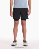 preto fullerton curto homens Vuori 68NJ8J661 roupas - Image 2