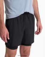 preto fullerton curto homens Vuori 68NJ8J661 roupas - Image 3