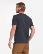 preto henley linear homens Vuori 68NJ8J529 roupas - Image 5