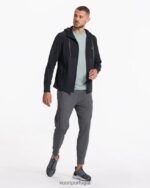 preto jaqueta de elemento de domingo homens Vuori 68NJ8J571 roupas - Image 3