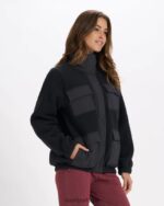 preto jaqueta sherpa utilitária mulheres Vuori 68NJ8J161 roupas - Image 2