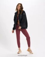 preto jaqueta sherpa utilitária mulheres Vuori 68NJ8J161 roupas - Image 6