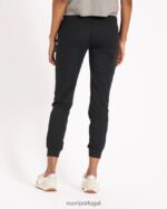 preto jogger de desempenho - longo mulheres Vuori 68NJ8J311 roupas - Image 3