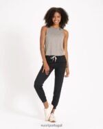 preto jogger de desempenho - longo mulheres Vuori 68NJ8J311 roupas - Image 4
