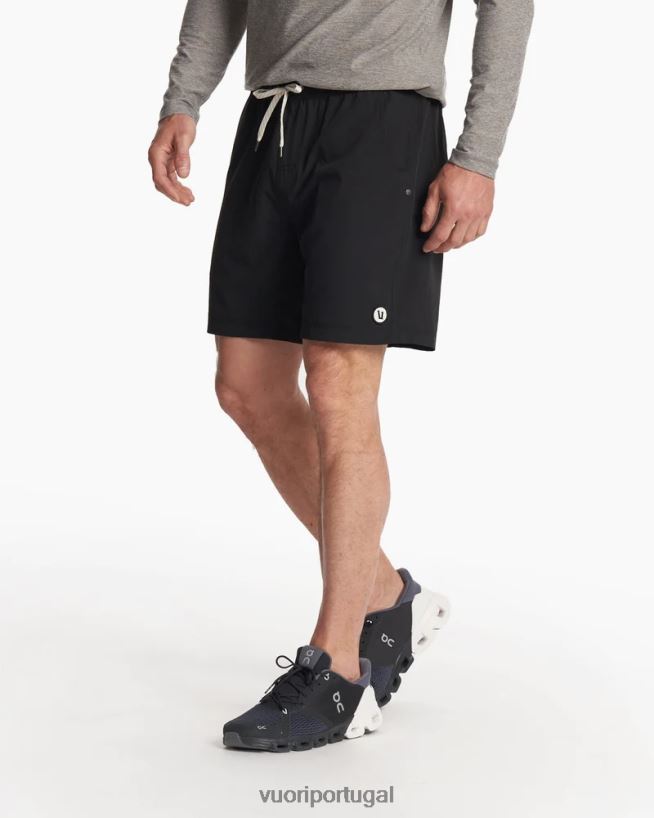 preto kore sem forro curto homens Vuori 68NJ8J666 roupas - Image 4