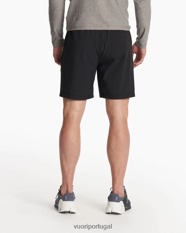 preto kore sem forro curto homens Vuori 68NJ8J666 roupas - Image 5