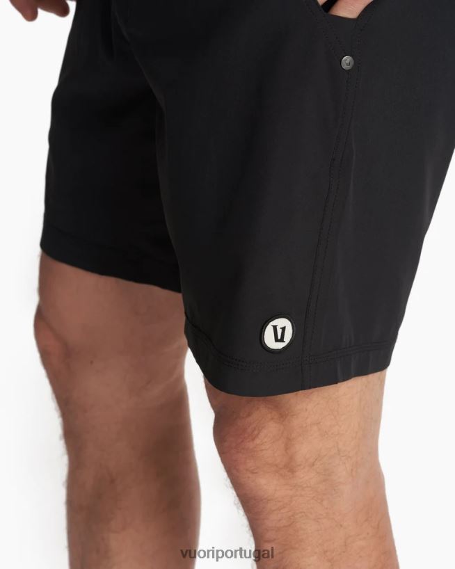 preto kore sem forro curto homens Vuori 68NJ8J666 roupas - Image 6