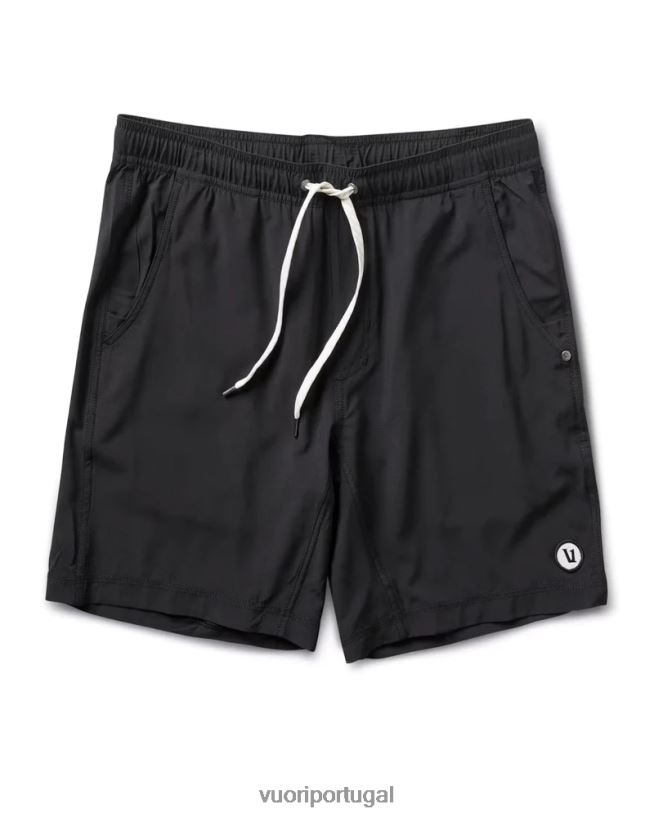 preto kore sem forro curto homens Vuori 68NJ8J666 roupas - Image 1