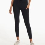 preto legging de bolso diária mulheres Vuori 68NJ8J237 roupas