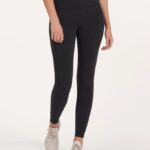 preto legging Studio Pocket longa mulheres Vuori 68NJ8J254 roupas