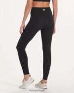 preto legging Studio Pocket longa mulheres Vuori 68NJ8J254 roupas - Image 3