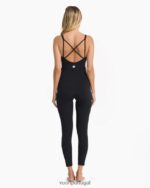 preto macacão de mentalidade mulheres Vuori 68NJ8J356 roupas - Image 4