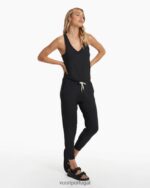 preto macacão luxuoso mulheres Vuori 68NJ8J358 roupas - Image 4
