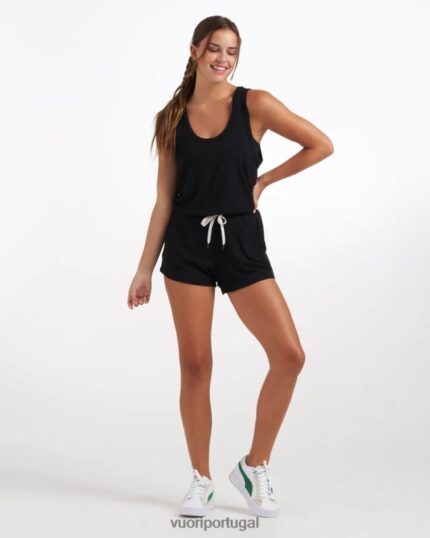 preto macacão torrey mulheres Vuori 68NJ8J357 roupas