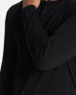 preto manga longa sempre henley homens Vuori 68NJ8J545 roupas - Image 7