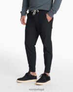 preto meta corredor homens Vuori 68NJ8J899 roupas - Image 2