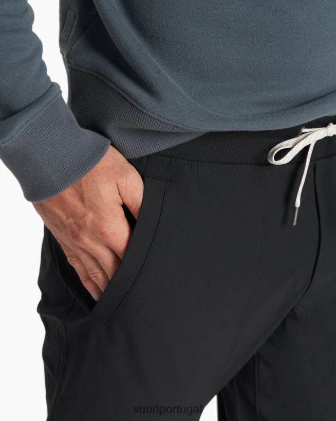 preto meta corredor homens Vuori 68NJ8J899 roupas - Image 3