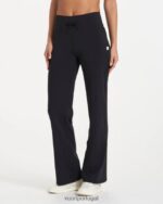 preto perna larga diária mulheres Vuori 68NJ8J266 roupas