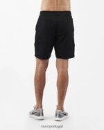 preto ponto curto homens Vuori 68NJ8J716 roupas - Image 3
