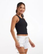 preto tanque mudra plyo mulheres Vuori 68NJ8J25 roupas - Image 2