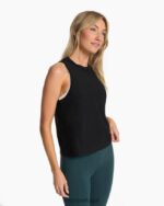 preto topo de energia mulheres Vuori 68NJ8J48 roupas - Image 2