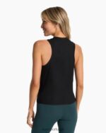 preto topo de energia mulheres Vuori 68NJ8J48 roupas - Image 4