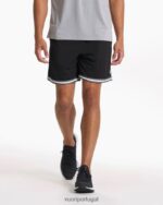 preto zona curta homens Vuori 68NJ8J723 roupas - Image 2