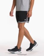 preto zona curta homens Vuori 68NJ8J723 roupas - Image 3