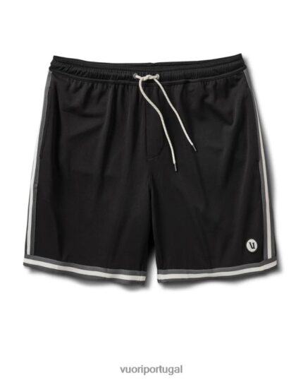 preto zona curta homens Vuori 68NJ8J723 roupas