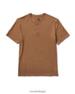 rum henley linear homens Vuori 68NJ8J530 roupas