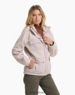 sal escuro jaqueta sherpa utilitária mulheres Vuori 68NJ8J145 roupas - Image 2