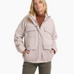 sal escuro jaqueta sherpa utilitária mulheres Vuori 68NJ8J145 roupas