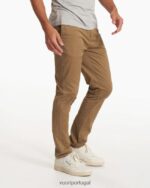 tabaco calça chino collins homens Vuori 68NJ8J851 roupas - Image 3