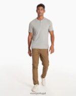tabaco calça chino collins homens Vuori 68NJ8J851 roupas - Image 5