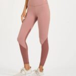 terracota clara legging estúdio colorblock mulheres Vuori 68NJ8J281 roupas