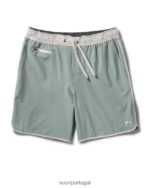 textura de linho netuno bancos curtos homens Vuori 68NJ8J736 roupas