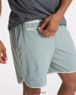 textura de linho netuno bancos curtos homens Vuori 68NJ8J736 roupas - Image 3