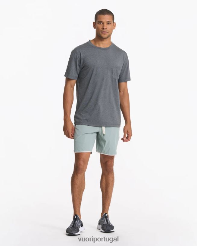 textura de linho netuno bancos curtos homens Vuori 68NJ8J736 roupas - Image 6
