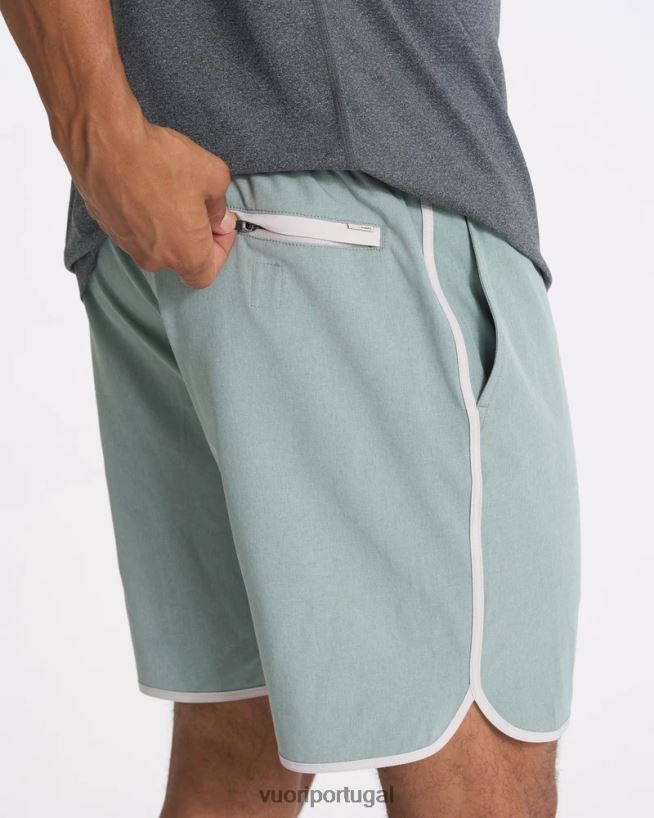 textura de linho netuno bancos curtos homens Vuori 68NJ8J736 roupas - Image 7