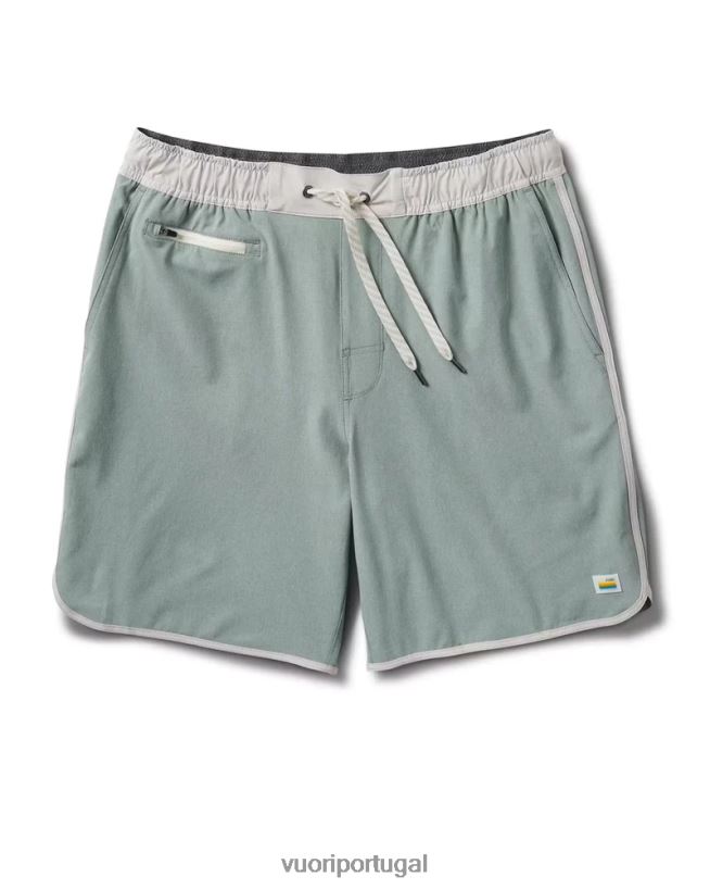 textura de linho netuno bancos curtos homens Vuori 68NJ8J736 roupas - Image 1