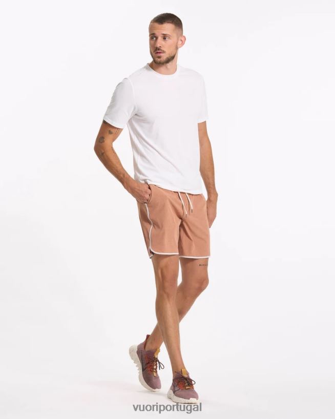 textura de linho palo santo bancos curtos homens Vuori 68NJ8J738 roupas - Image 6
