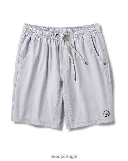 textura de linho platinado core curto 9" homens Vuori 68NJ8J678 roupas