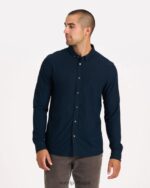 tinta botão ás de manga comprida homens Vuori 68NJ8J536 roupas - Image 2