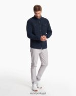 tinta jaqueta de camisa aspen homens Vuori 68NJ8J541 roupas - Image 5