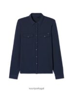 tinta jaqueta de camisa avenida homens Vuori 68NJ8J539 roupas