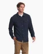 tinta jaqueta de camisa avenida homens Vuori 68NJ8J539 roupas - Image 4
