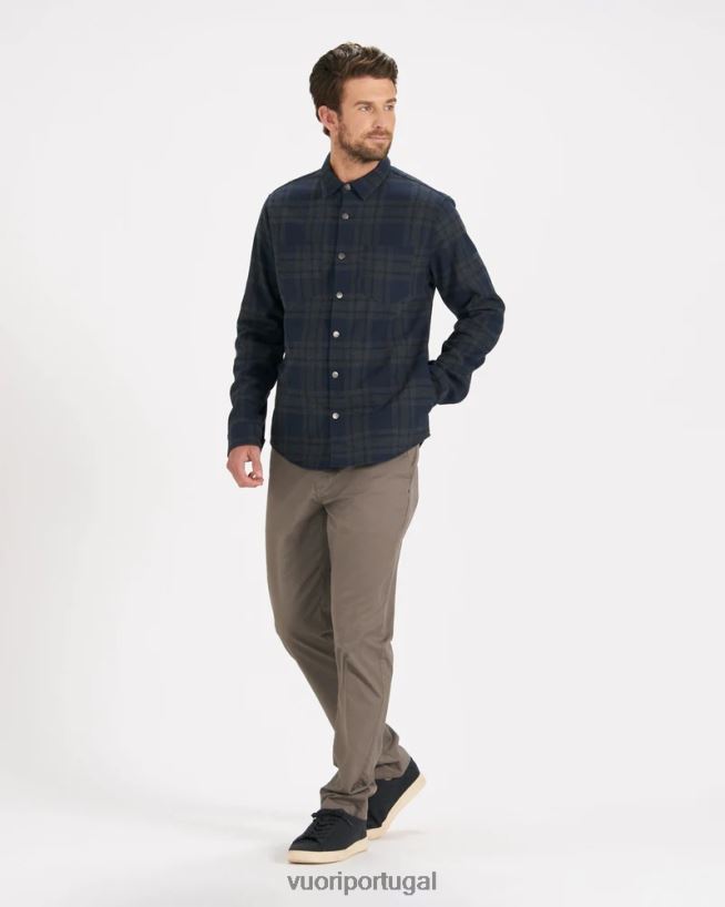 tinta jaqueta de camisa de alcance homens Vuori 68NJ8J547 roupas - Image 4
