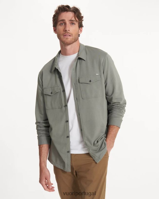 tormentoso jaqueta de camisa avenida homens Vuori 68NJ8J540 roupas - Image 2
